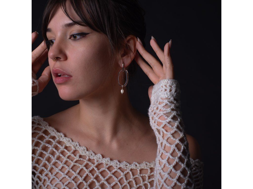 NÁUŠNICE CHAIN PEARLS