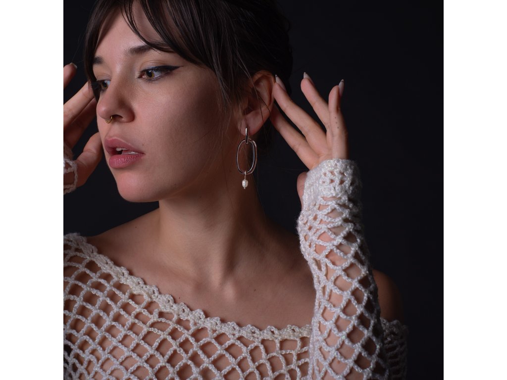 NÁUŠNICE CHAIN PEARLS